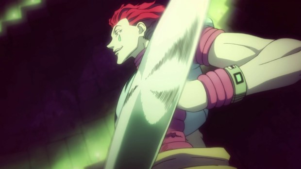 Hisoka_spins_togari's_blade